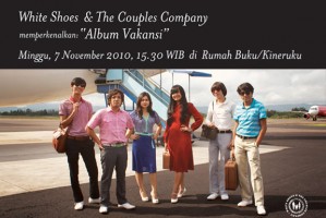 Perkenalan album terbaru White Shoes & The Couples Company di Rumah Buku/Kineruku, Bandung [read more]