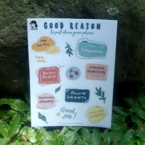 Sticker Set - Good Reasons to Put Down Your Phone